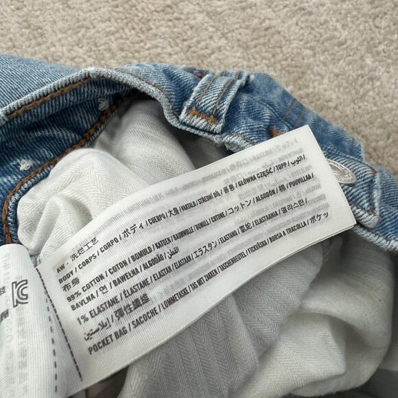 Abercrombie & Fitch High Rise 90s Relaxed Blue Jeans 26/2 - Picture 10 of 11